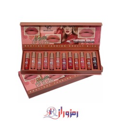 رژلب مایع گلدن رز پک 12 عددی